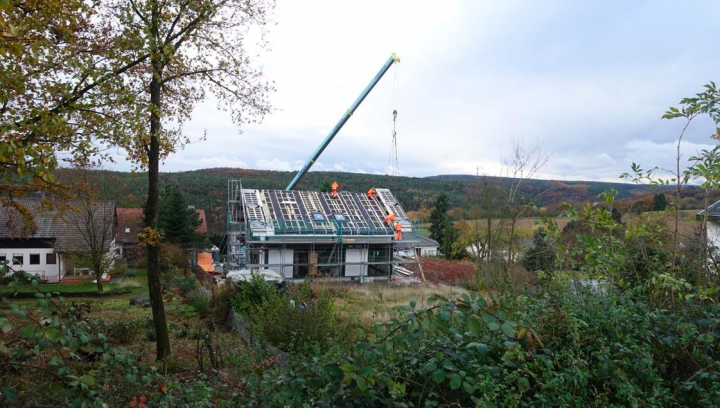 Ein Huf Haus Wird Gerichtet Ratgeber Fur Ihr Modernes Fachwerkhaus Bauvorhaben